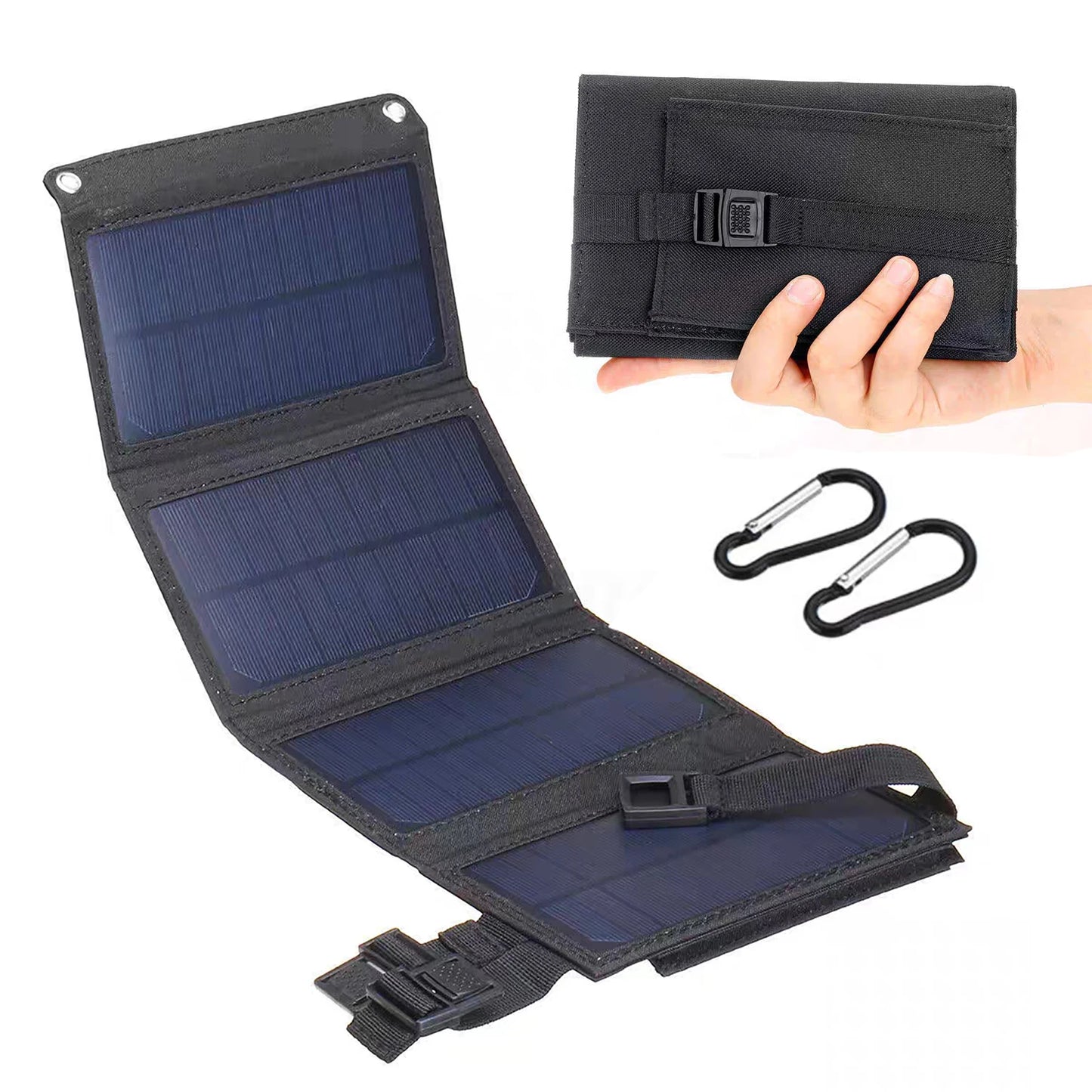 Portable Solar Panel 5V USB Type-C Charge Flexible Foldabling