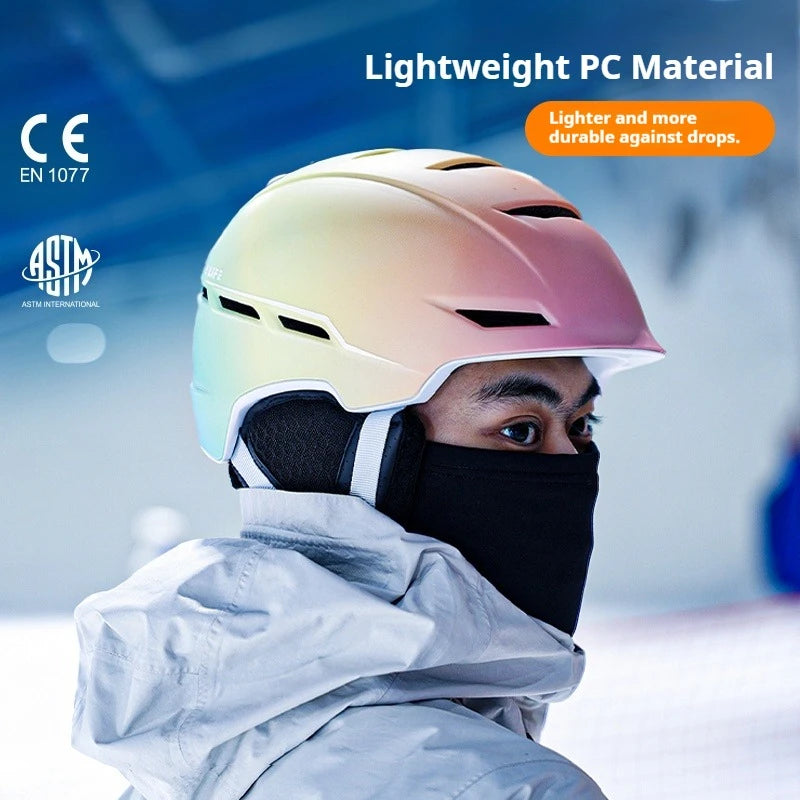 casque de ski lunettes