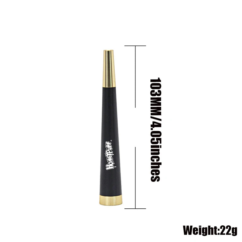 Removable Metal Cone Herb Smoking Pipe with Activated Carbon Filter Mouth Tips Dry Bng Tobacco Pipes Smoking Accessories