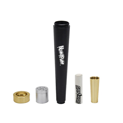 Removable Metal Cone Herb Smoking Pipe with Activated Carbon Filter Mouth Tips Dry Bng Tobacco Pipes Smoking Accessories