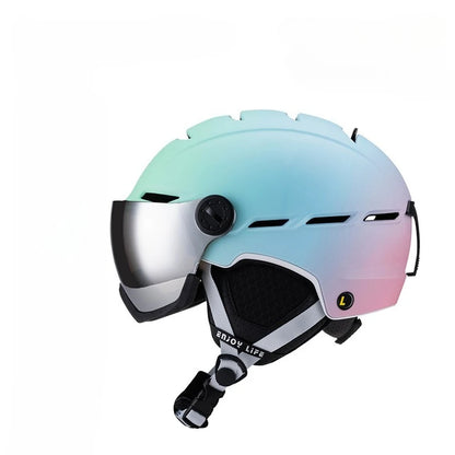 casque de ski lunettes