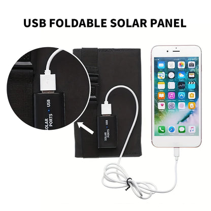 Portable Solar Panel 5V USB Type-C Charge Flexible Foldabling