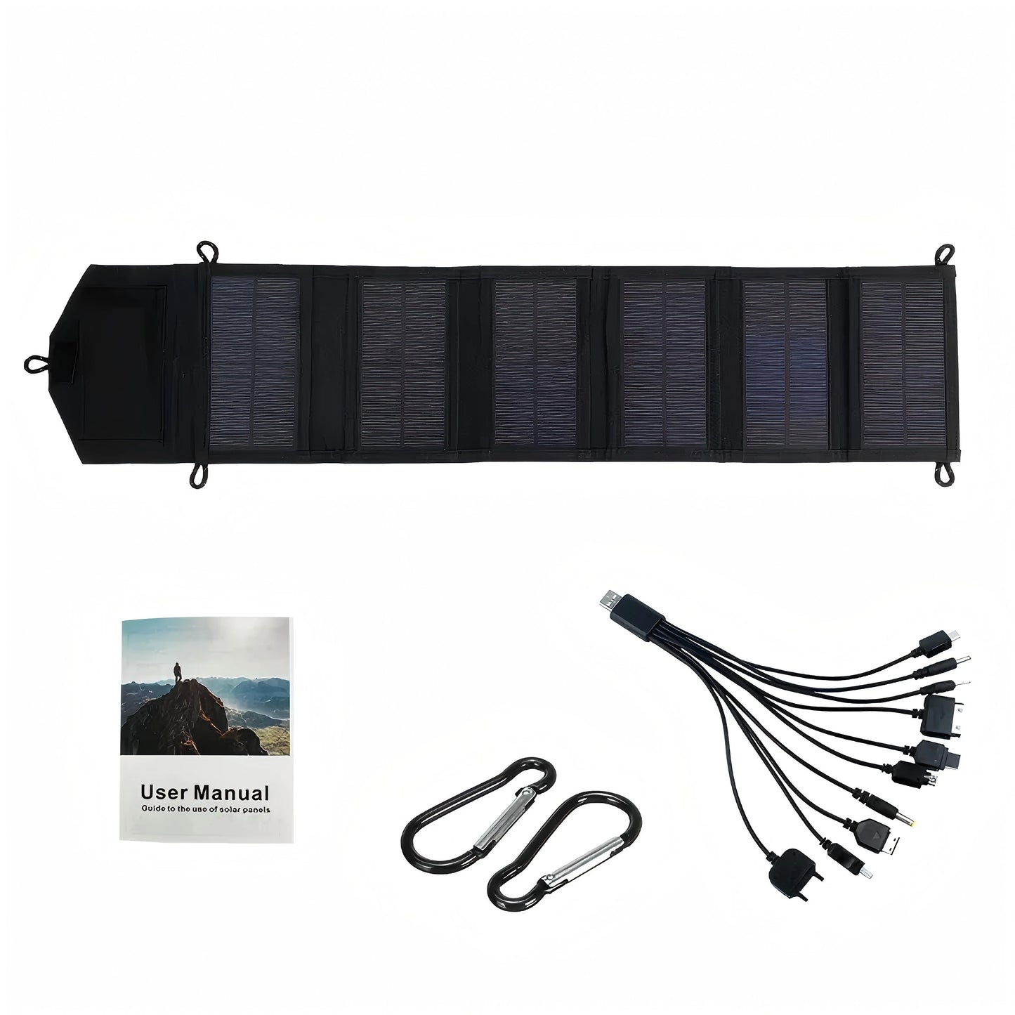 Portable Solar Panel 5V USB Type-C Charge Flexible Foldabling