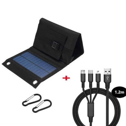 Portable Solar Panel 5V USB Type-C Charge Flexible Foldabling