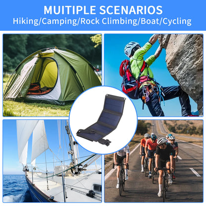Portable Solar Panel 5V USB Type-C Charge Flexible Foldabling